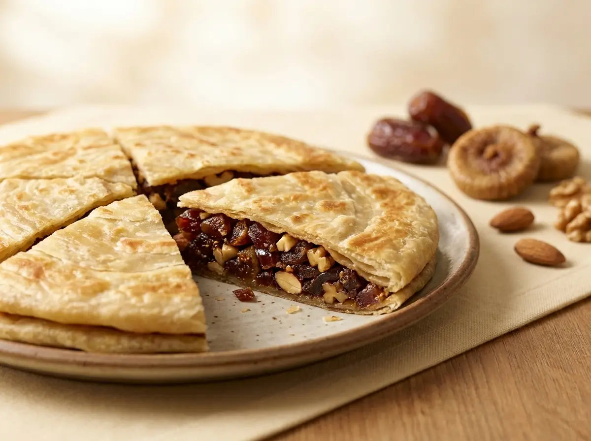 Dry-fruit stuffed paratha — a naturally sweet, energy-dense breakfast for healthy gain (2–5 years)