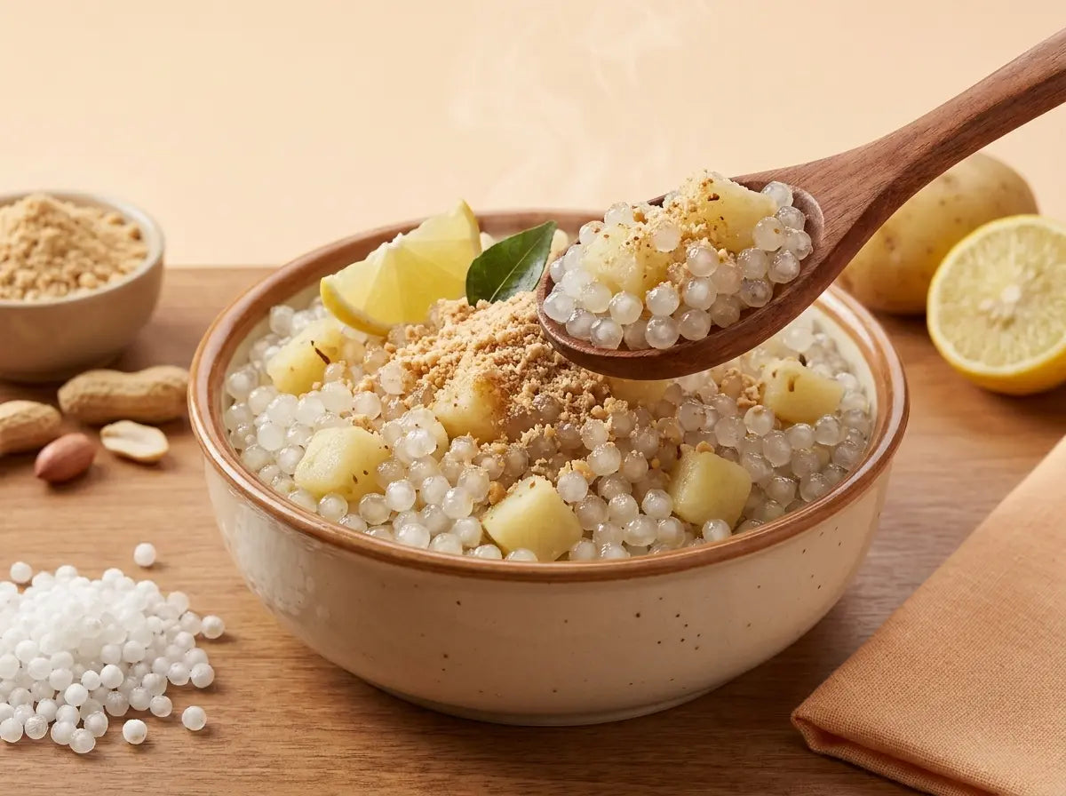 Sabudana & peanut soft khichdi — calorie-dense festival comfort for gaining well (2–5 years)