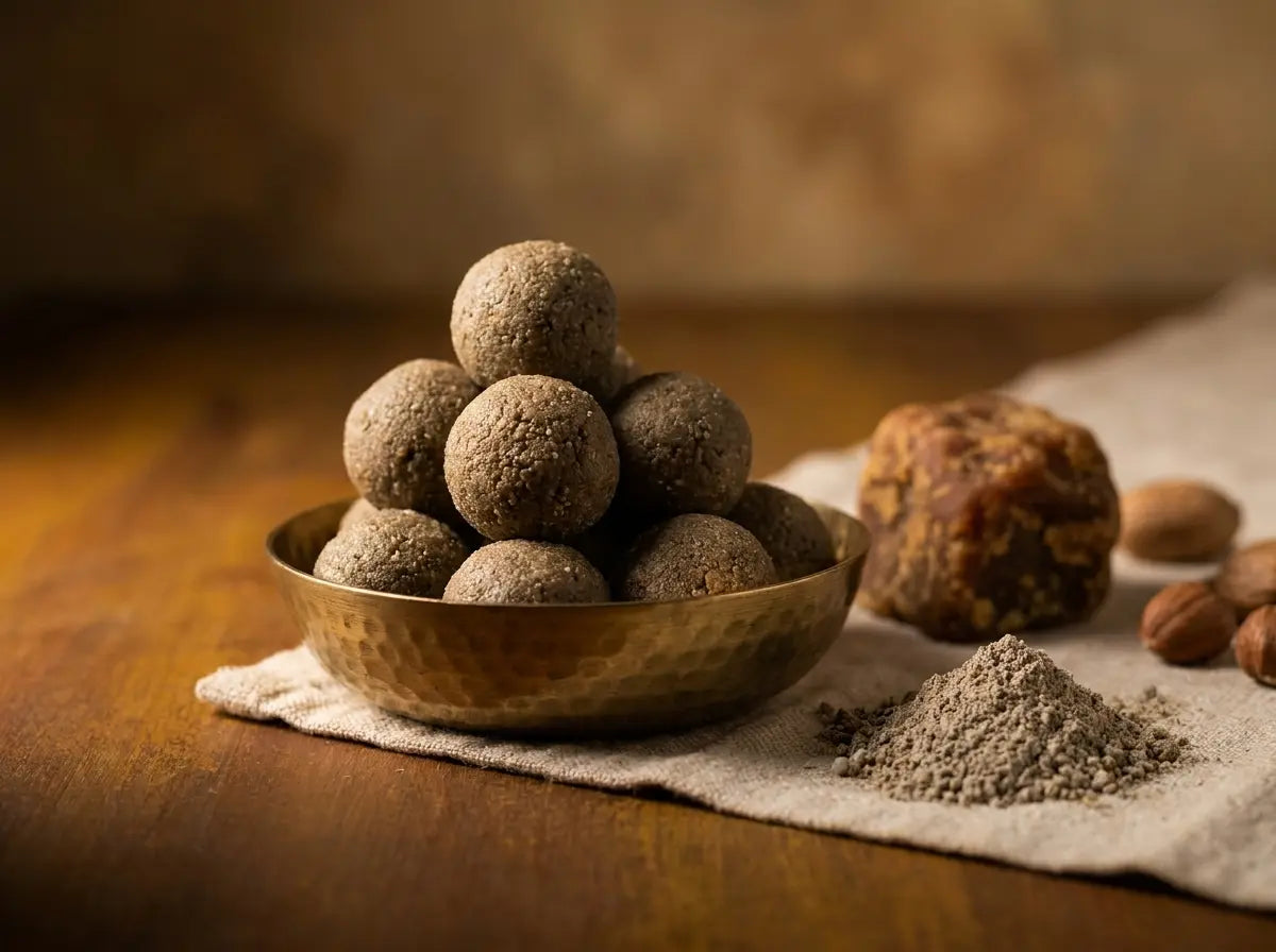 Bajra-jaggery ladoo — a warming millet ladoo built around iron and energy (2–5 years)