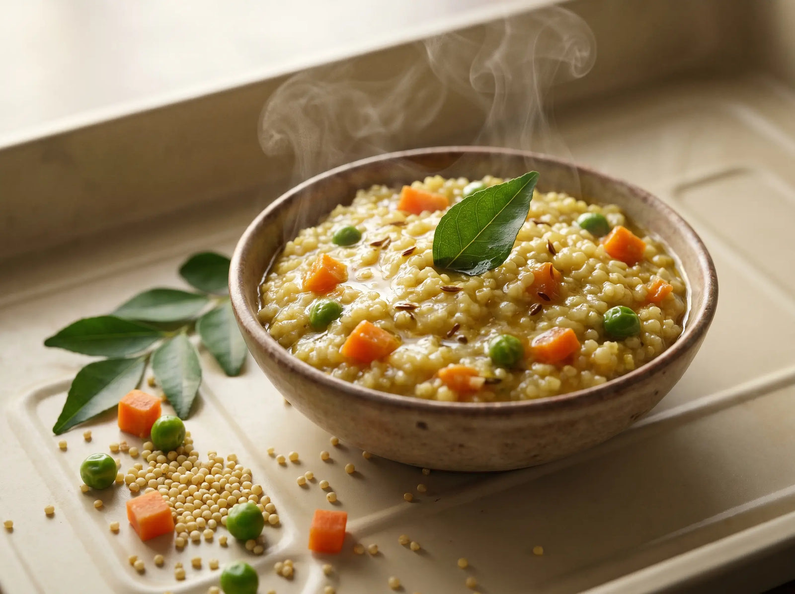 Barnyard millet khichdi — a light, gluten-free grain bowl for steady immunity (1–2 years)
