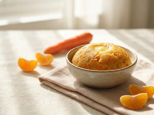 Carrot & orange semolina kesari — a sunny, vitamin-C breakfast toddlers love (1–2 years)