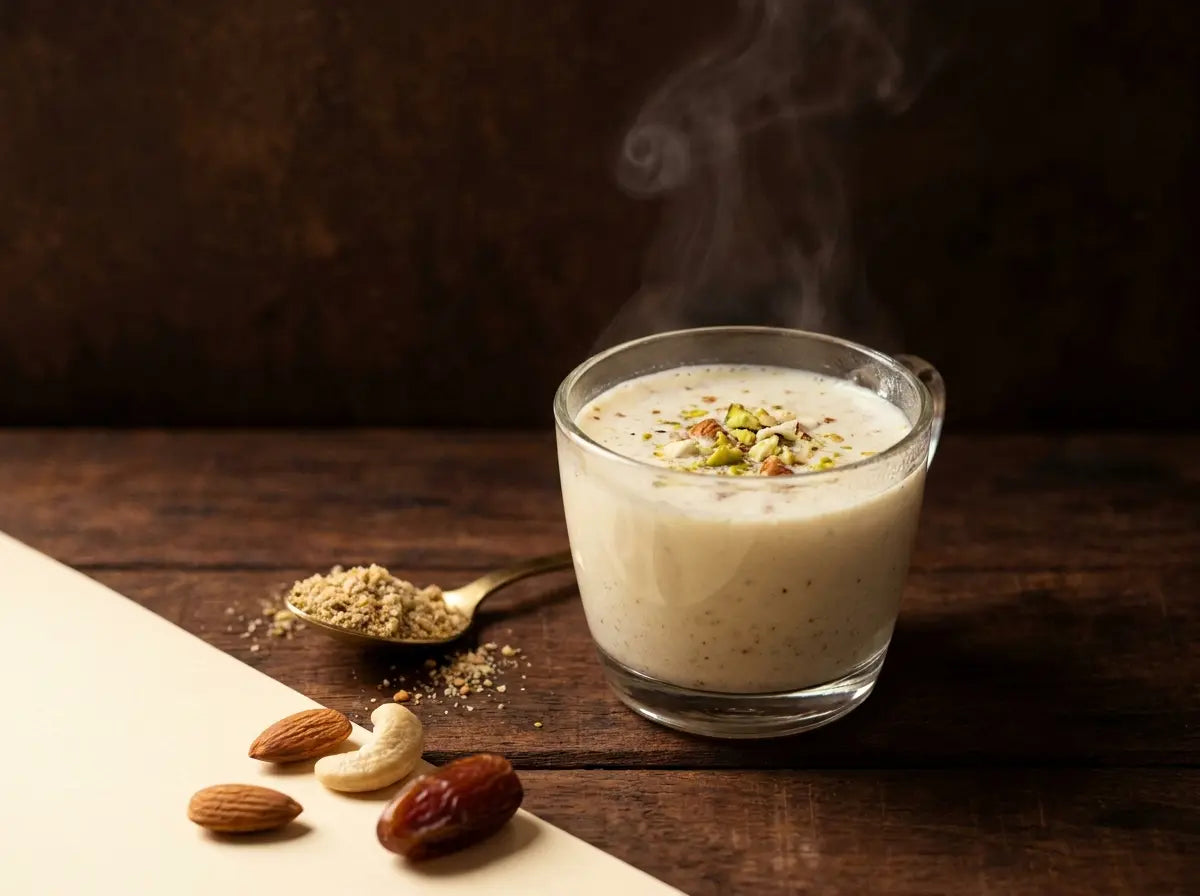 Dry-fruit milk — a calorie-rich cup for healthy weight gain (2–5 years)