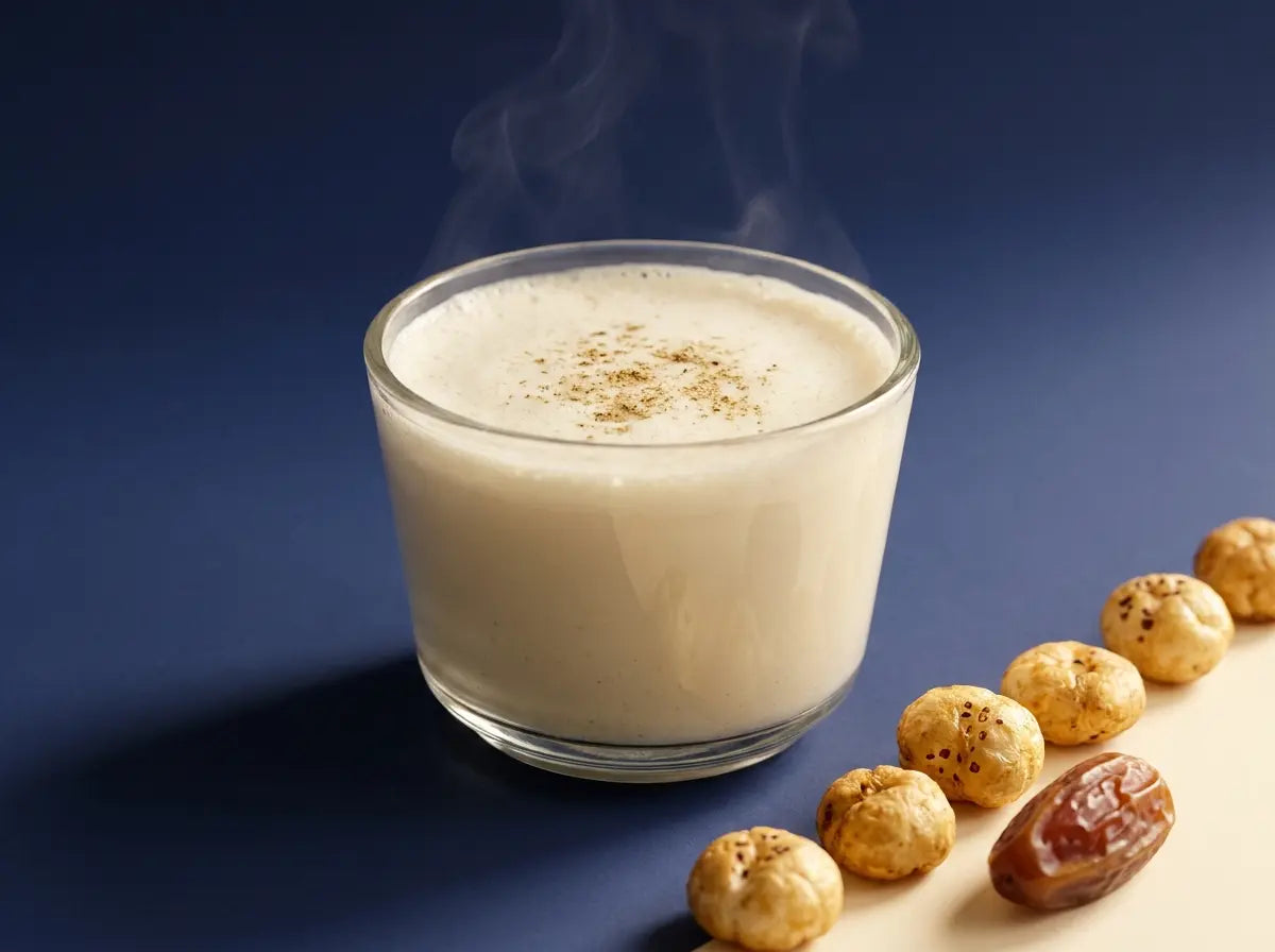 Makhana-milk shake — a light, protein-rich bedtime drink (2–5 years)