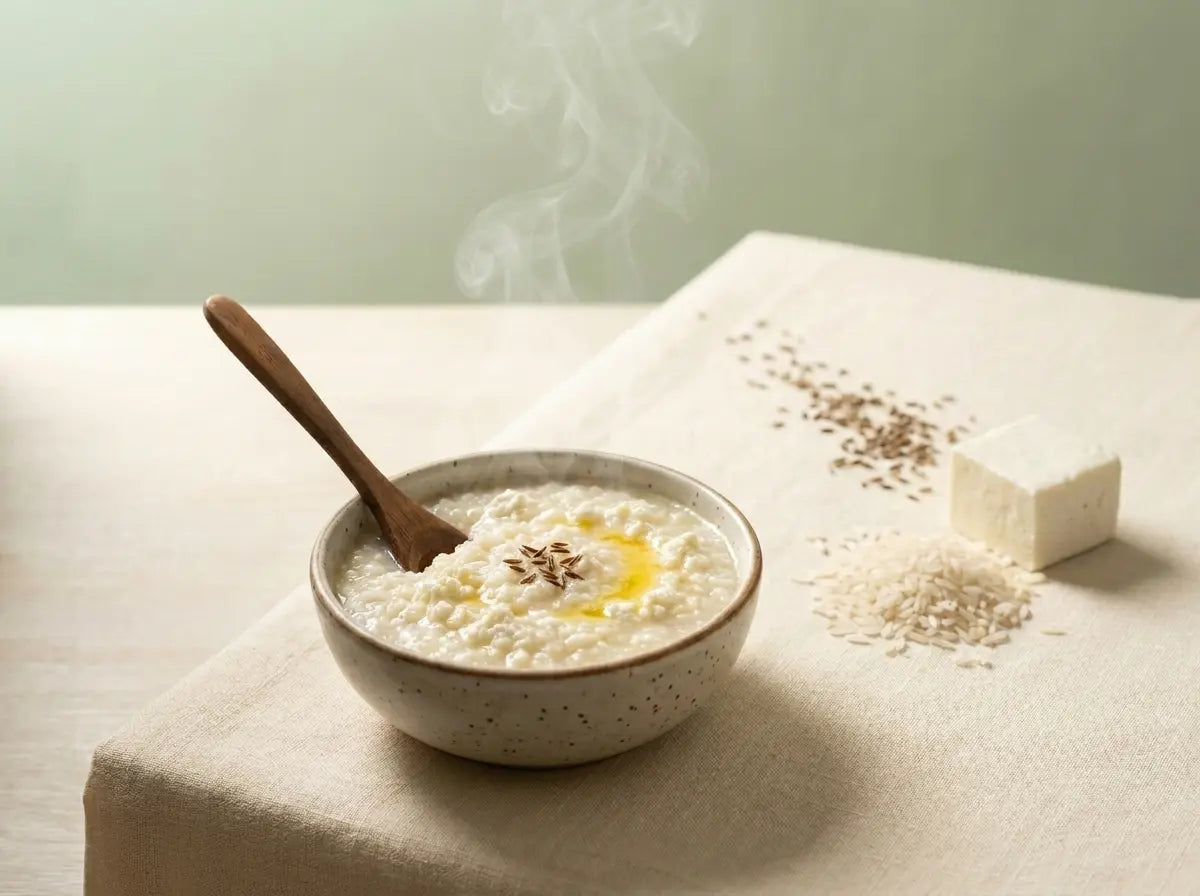 Paneer & soft rice mash — a gentle calcium-rich lunch for little bones (8–12 months)