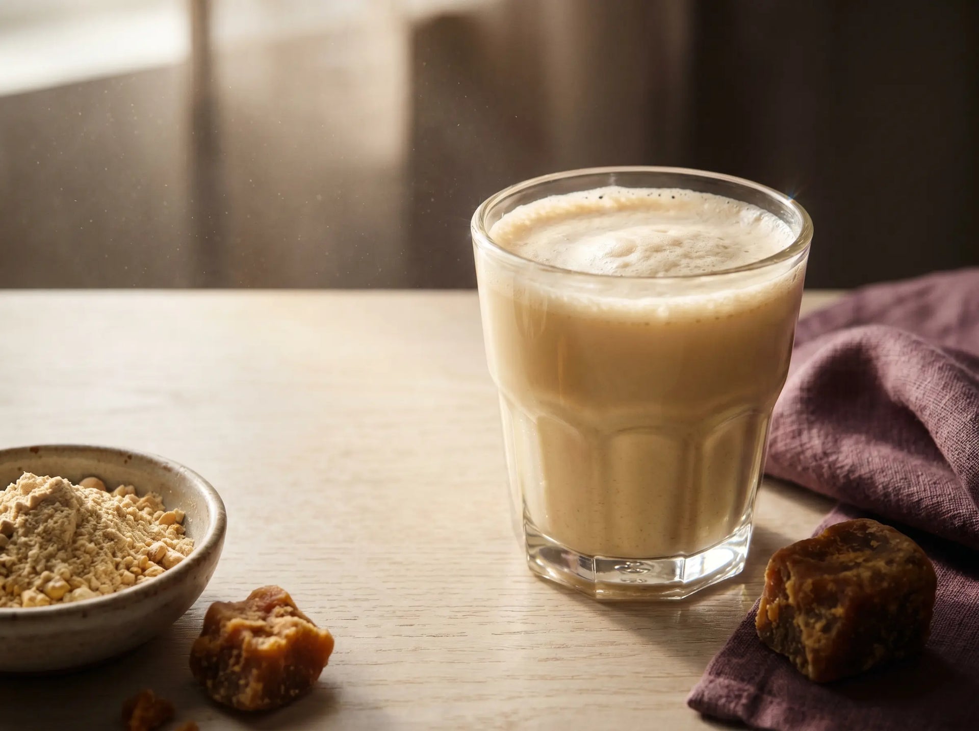 Roasted chana & jaggery sattu — a protein-and-iron brain snack from the old kitchen (2–5 years)
