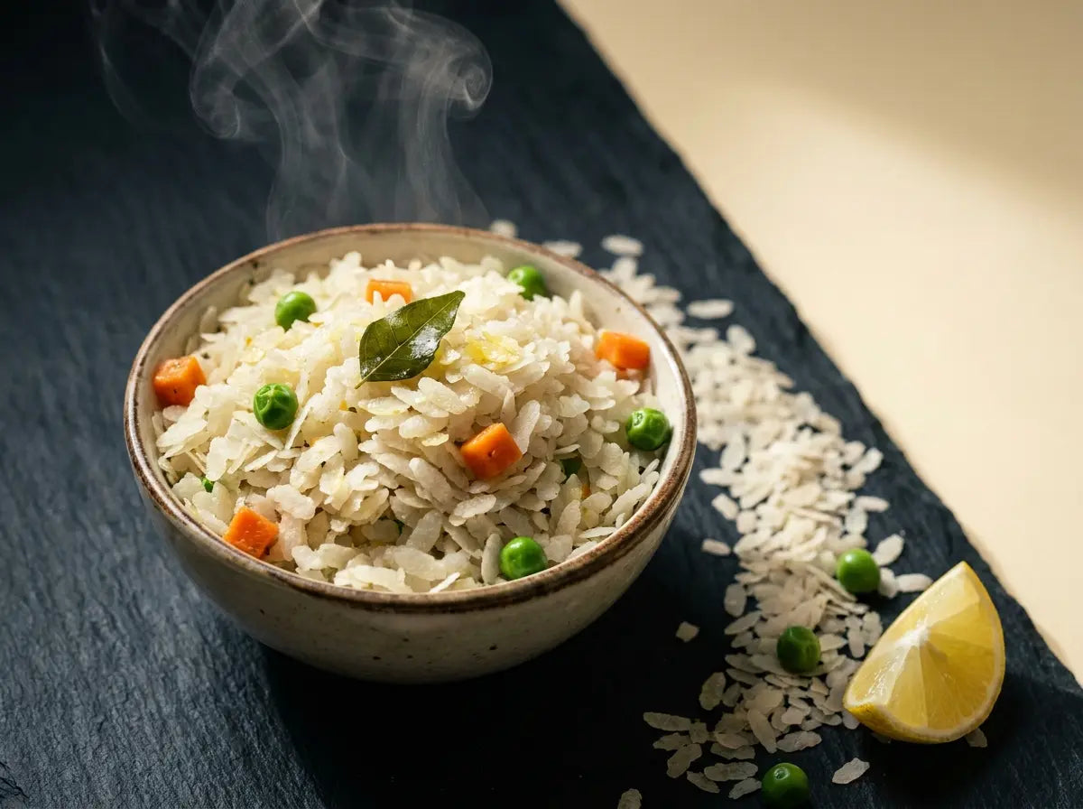 Soft veggie poha — the light, separate-grained meal for the toddler who hates wet food (1–2 years)