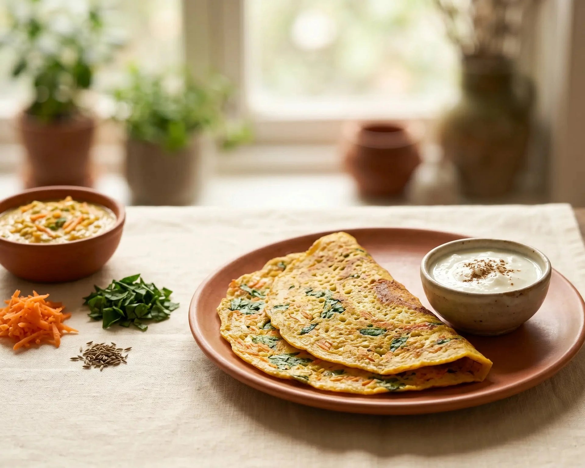 Stealth-veg moong cheela — the picky eater's favourite food (2–5 years)